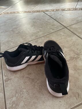 Adidas Black & White Court Sneakers